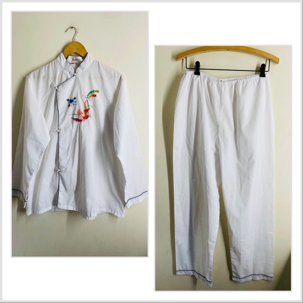 Vintage Chinese Traditional Embroidered Set Tai Chi - size 44 (12)
